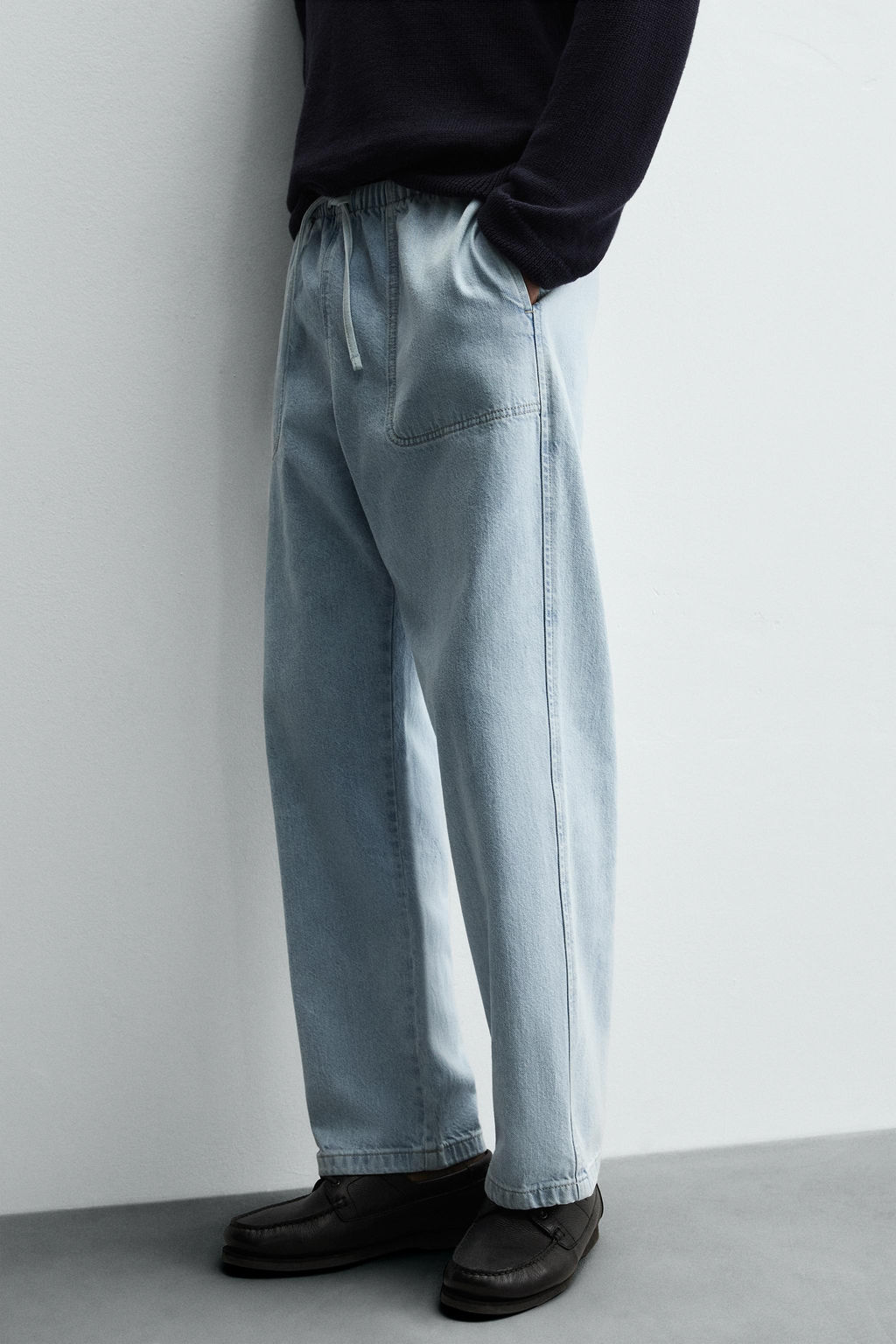 LIGHTWEIGHT JOGGER FIT JEANS - Zara фото 5