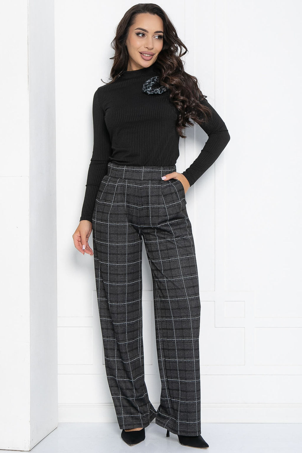 Лонгслив Авеню (черный) Б12394-30 - Lt collection фото 5