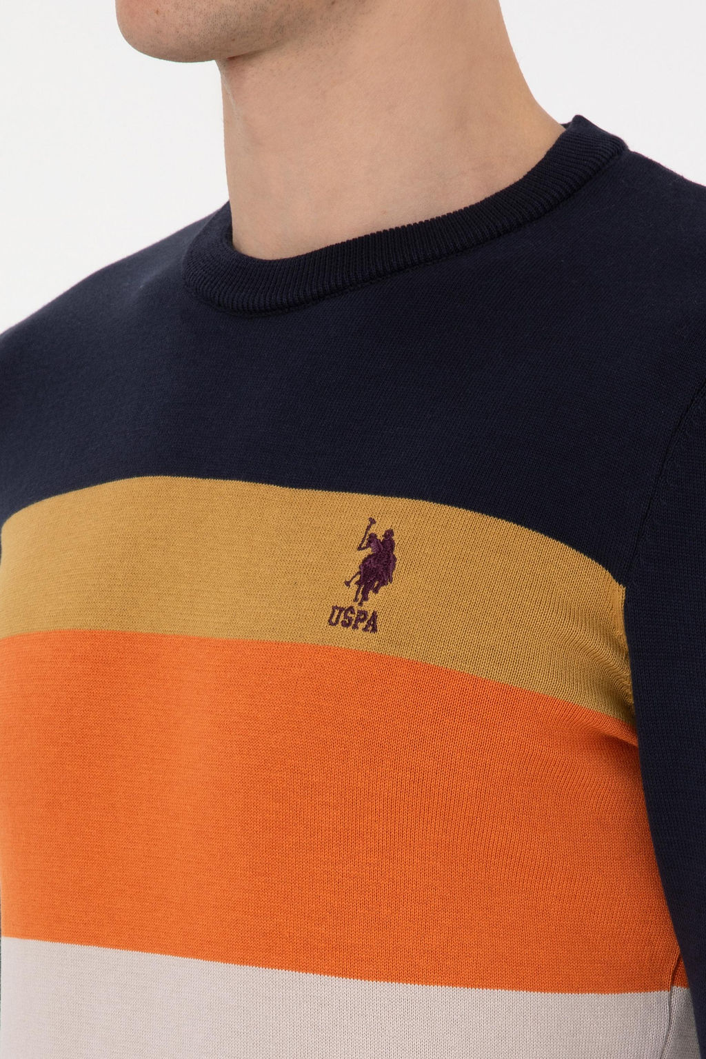 Erkek Lacivert Kazak - U.s. polo assn фото 7