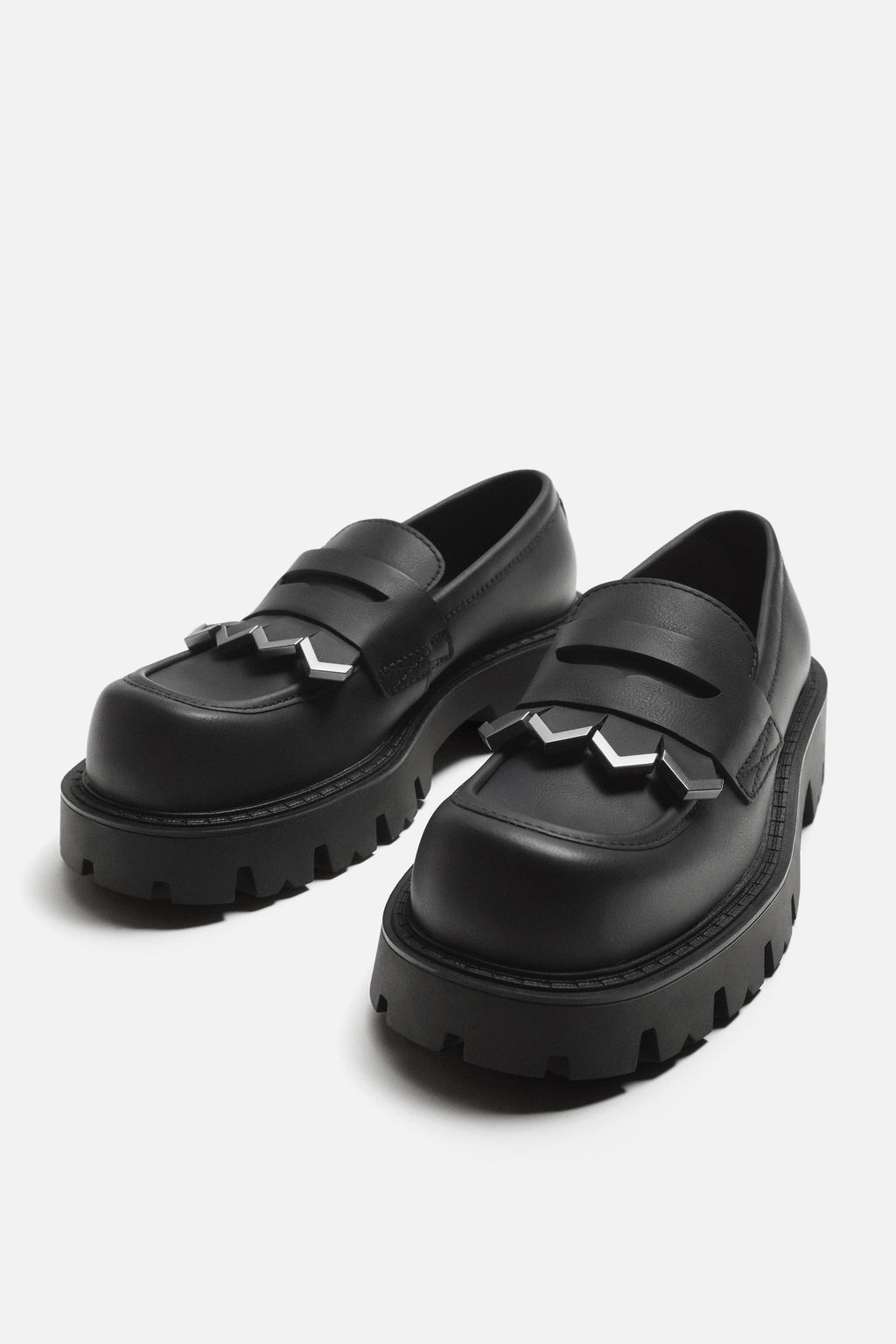 CHUNKY FRINGED LOAFERS - Zara фото 3