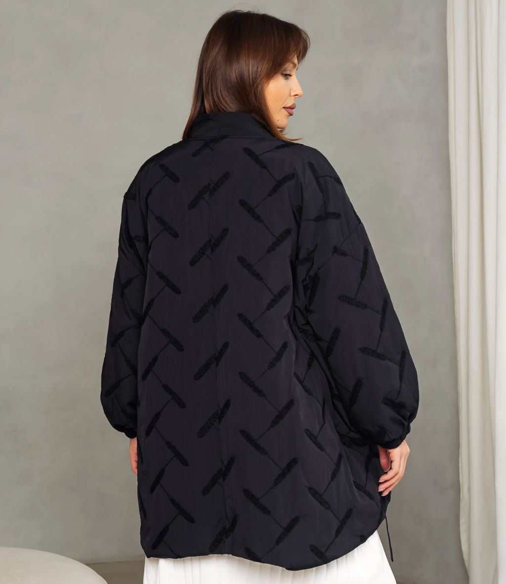 Куртка #КТ095 (1), чёрный - Dommod фото 3