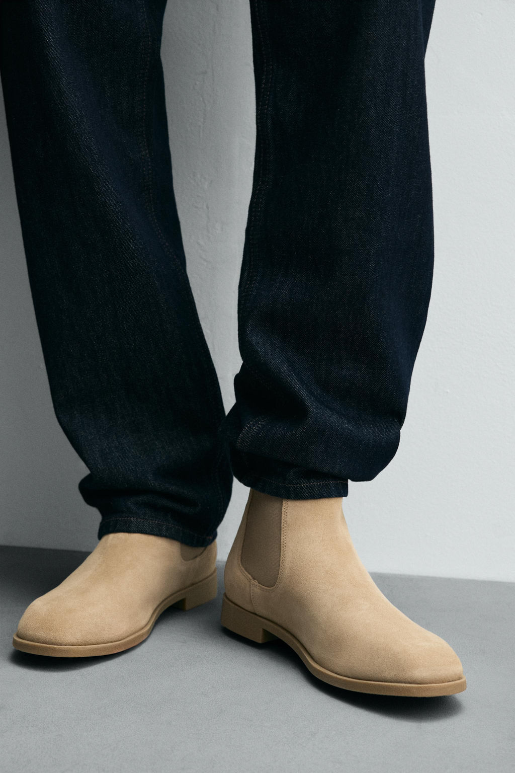 LEATHER CHELSEA BOOTS - Zara фото 7