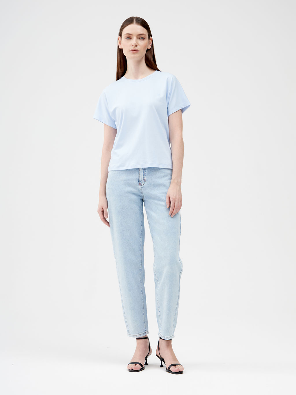 Женские джинсы mom fit с высокой посадкой - Mossmore фото 58