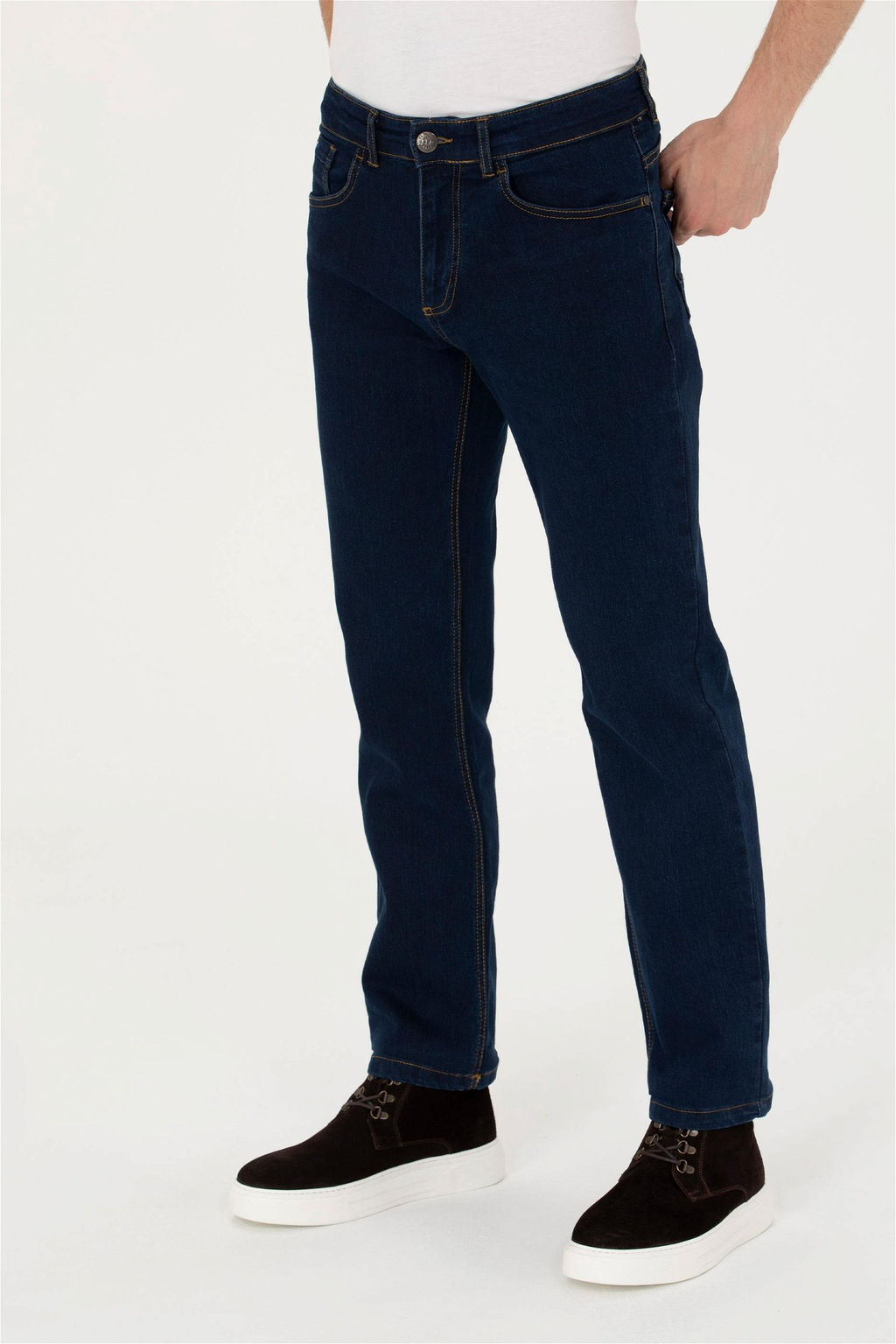 U. S. Polo Assn / Мужские темно-синие джинсовые брюки - U.s. polo assn фото 2