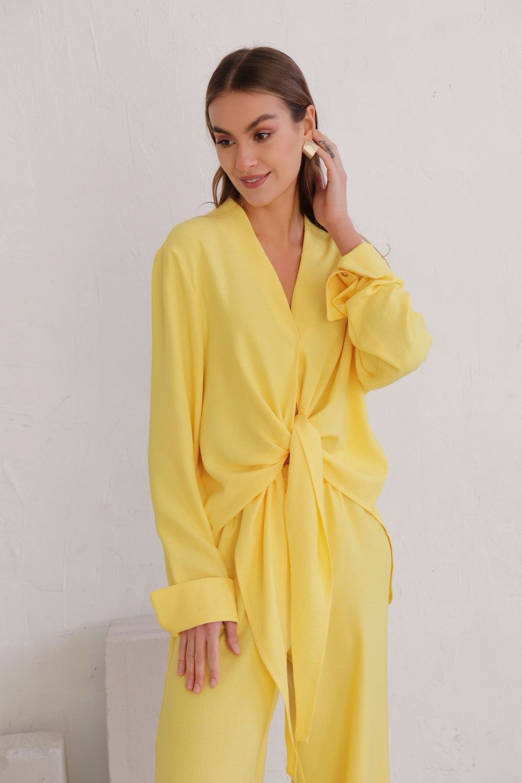 10518 Костюм с завязками лимонный - Martichelli фото 7