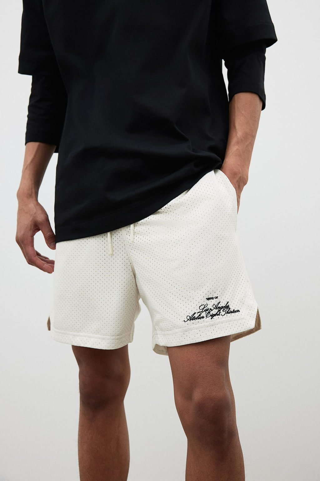 Pantalon corto de malla Regular Fit - H&m фото 3