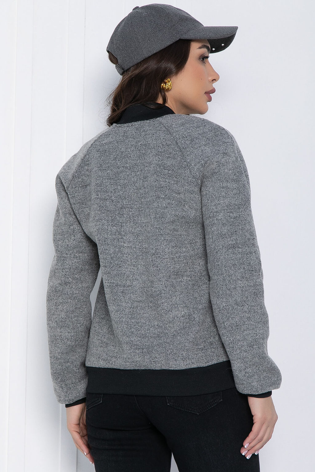 Бомбер Каприз (серый) Б12627-13 - Lt collection фото 2