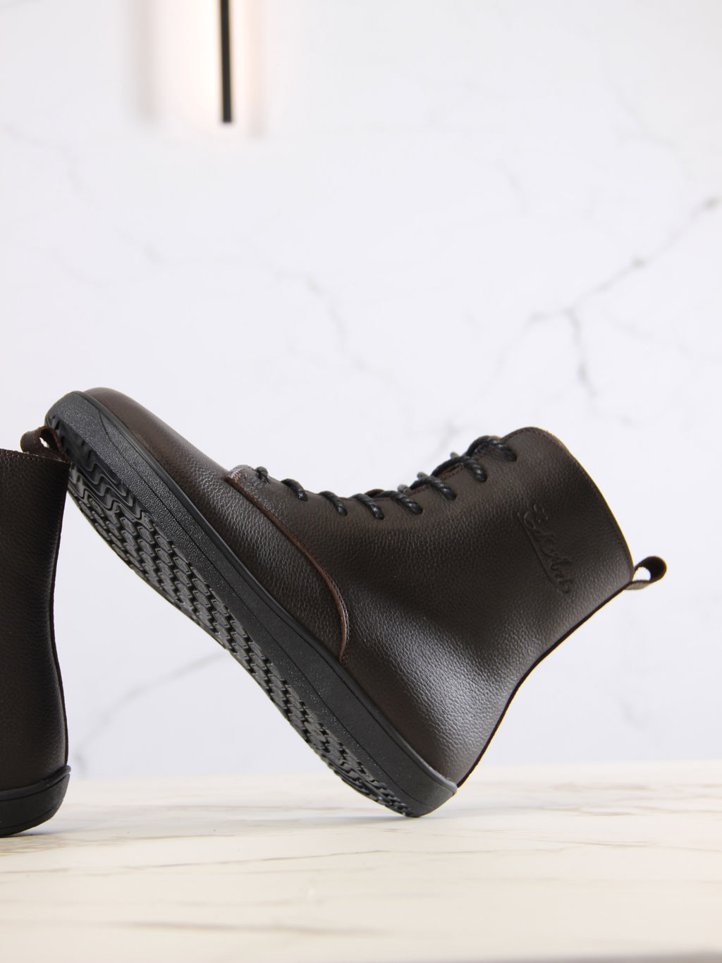 Босоногие ботинки barefoot зимние натуральная кожа - Ed'art фото 9