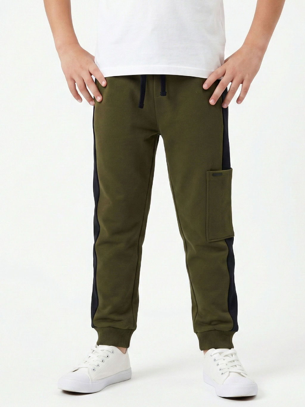 Брюки спортивные 22-4440 хаки - Mini maxi фото 4