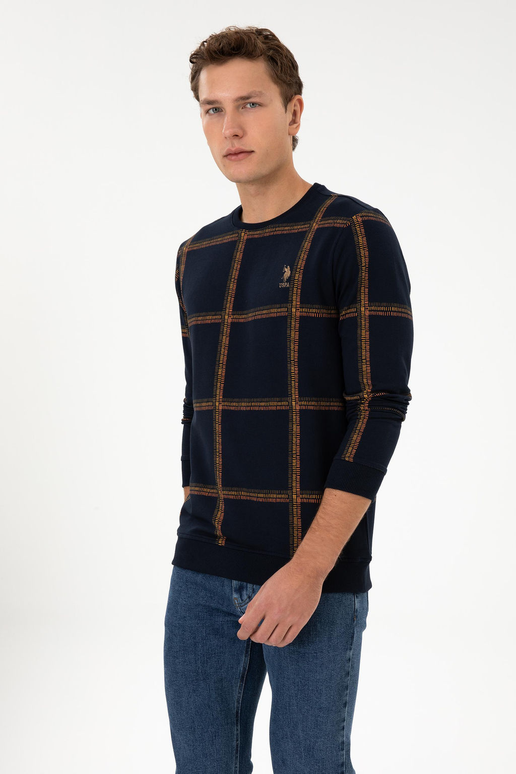 Erkek Lacivert Sweatshirt