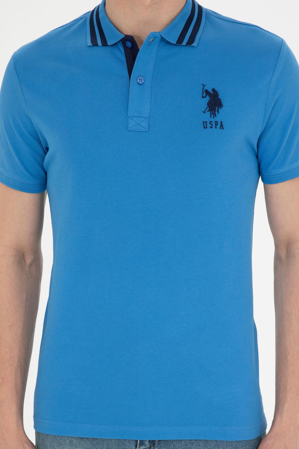 Мужская футболка Saks Basic с воротником-поло Неожиданная скидка в корзине - U.s. polo assn фото 13