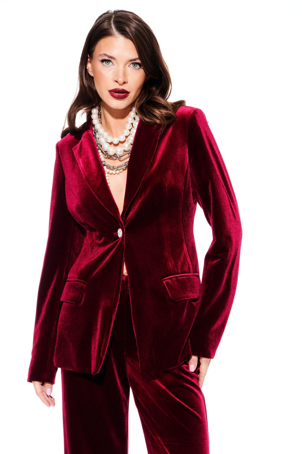 костюм женский 2-х предметный (жакет + брюки) - Elletto фото 6