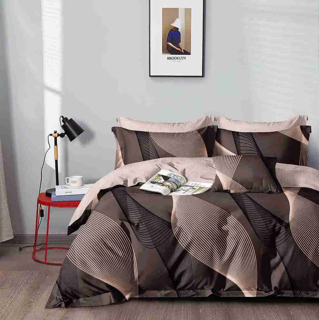 CA-7-738 КПБ Дуэт Сатин печатный + нав-ки ( 70х70х2шт+ 50х70х2шт ) "АльВиТек"