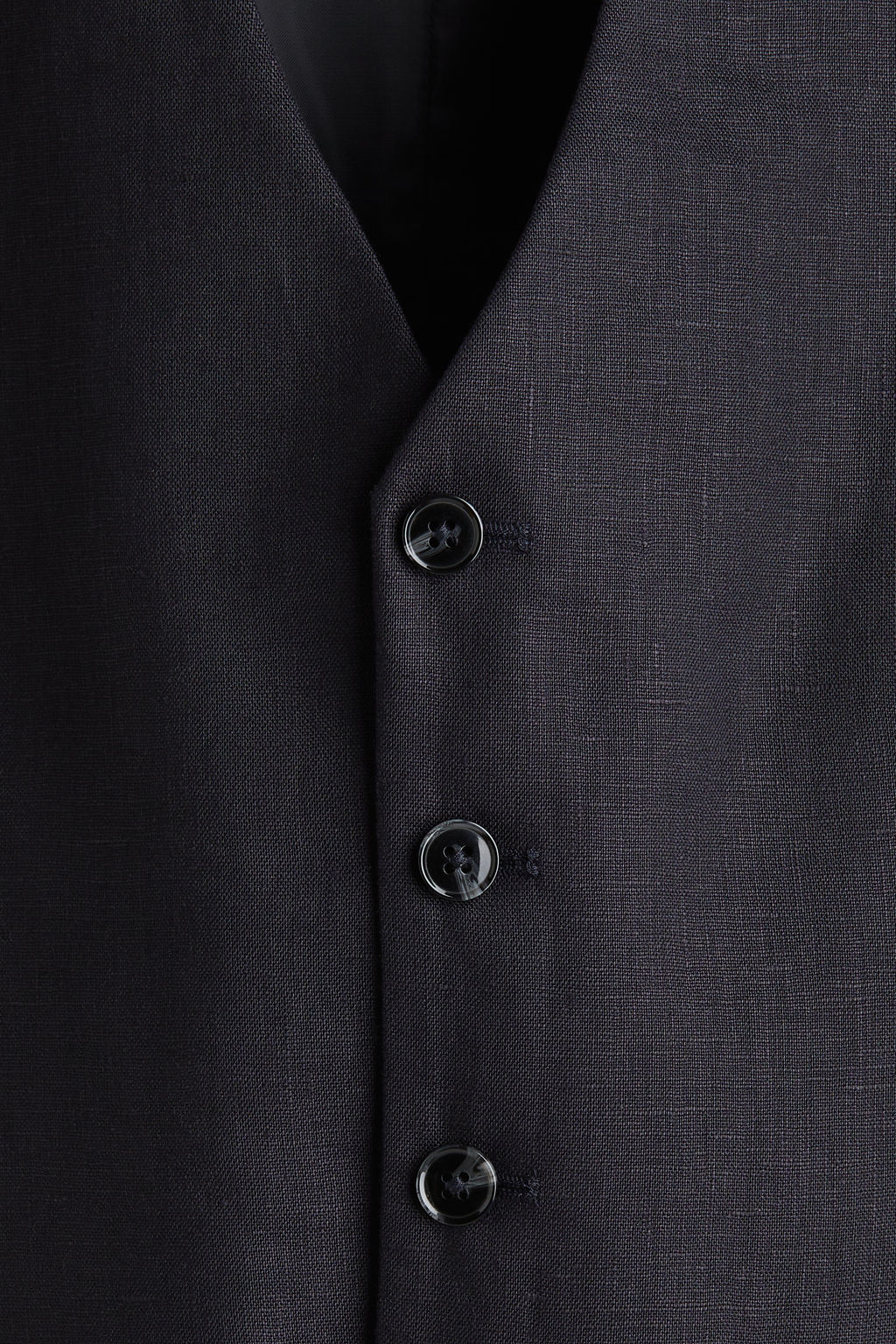 Chaleco de traje en lino Slim Fit - H&m фото 4
