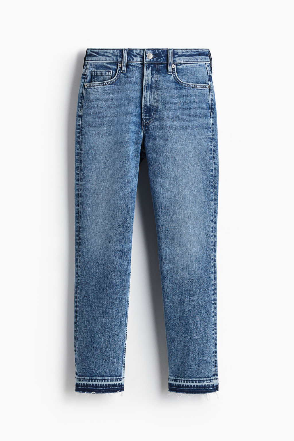 Slim Straight High Ankle Jeans - H&m фото 4