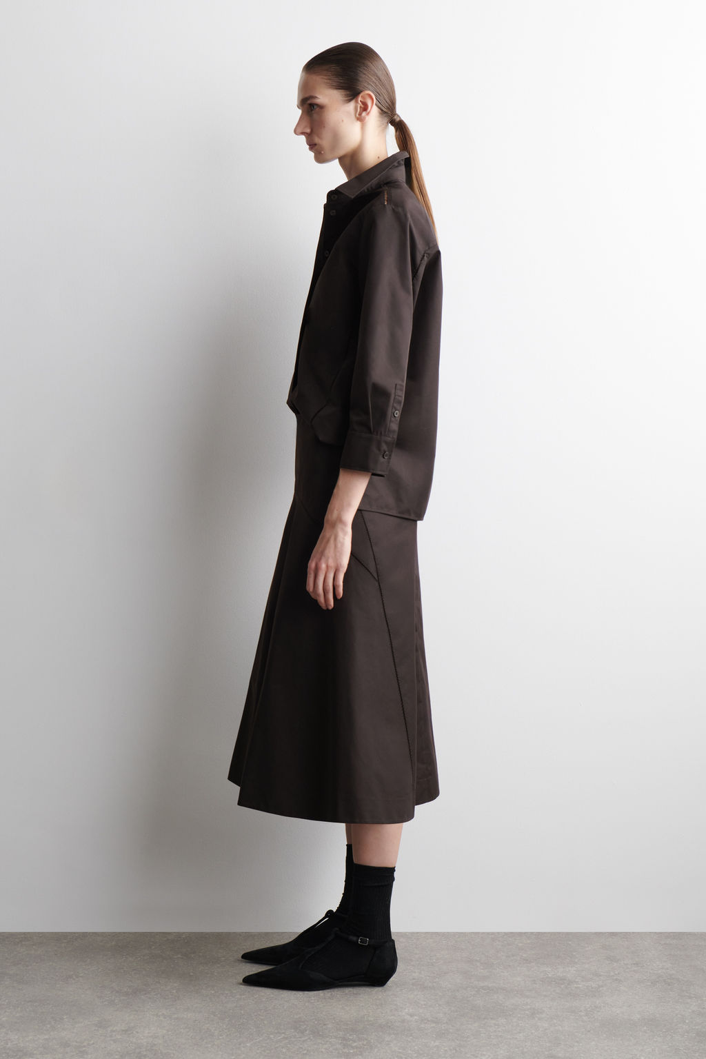 FALDA MIDI DE ALGOD?N BORDADA - H&m фото 3