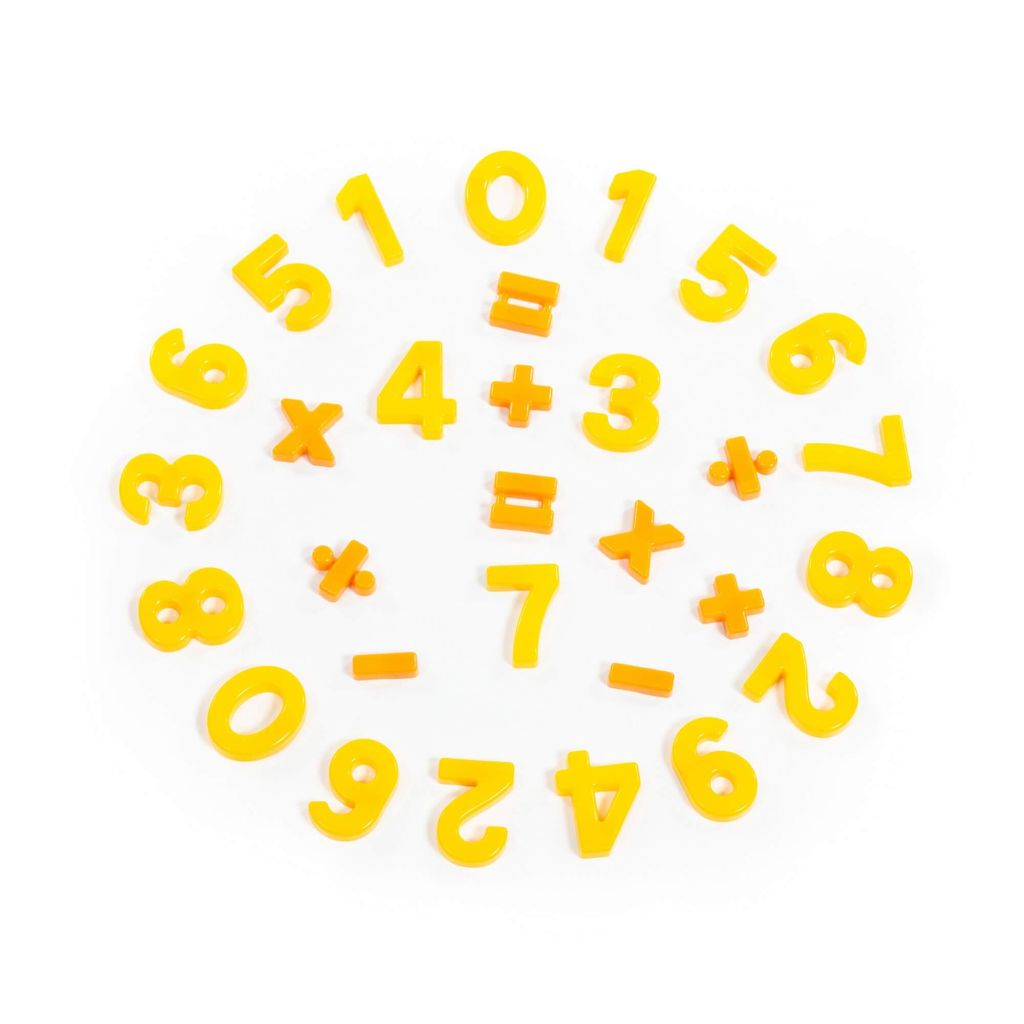 Набор Первые уроки (20 цифр + 10 математических знаков) (в пакете) - Полесье фото 2