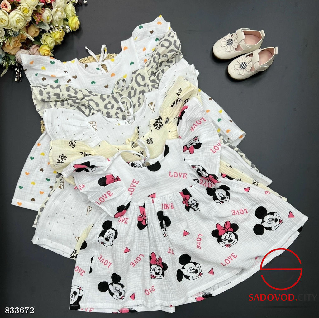 Муслиновое платье для девочек