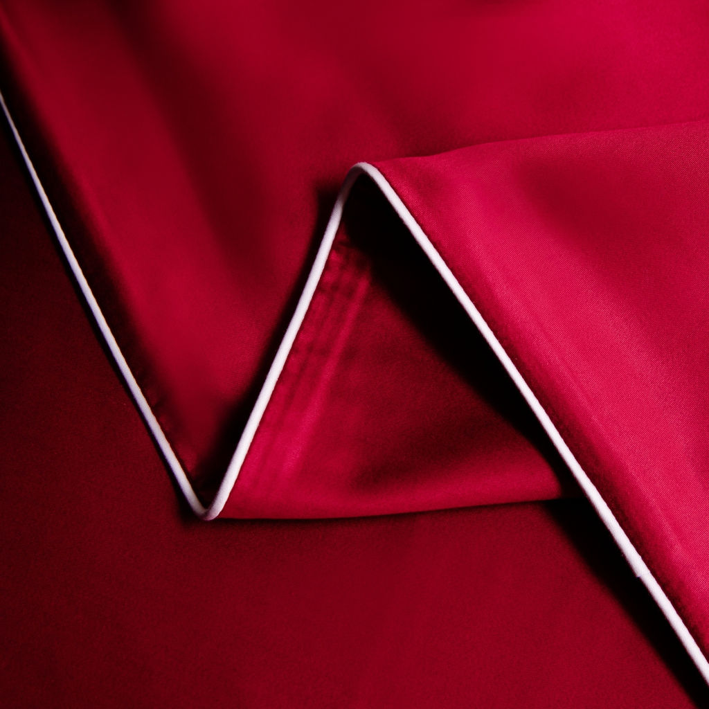 Комплект постельного белья Однотонный Сатин Премиум на резинке OCPR013 180*200*30;160*200*30;140*200*30 2 спальный 4 Наволочки