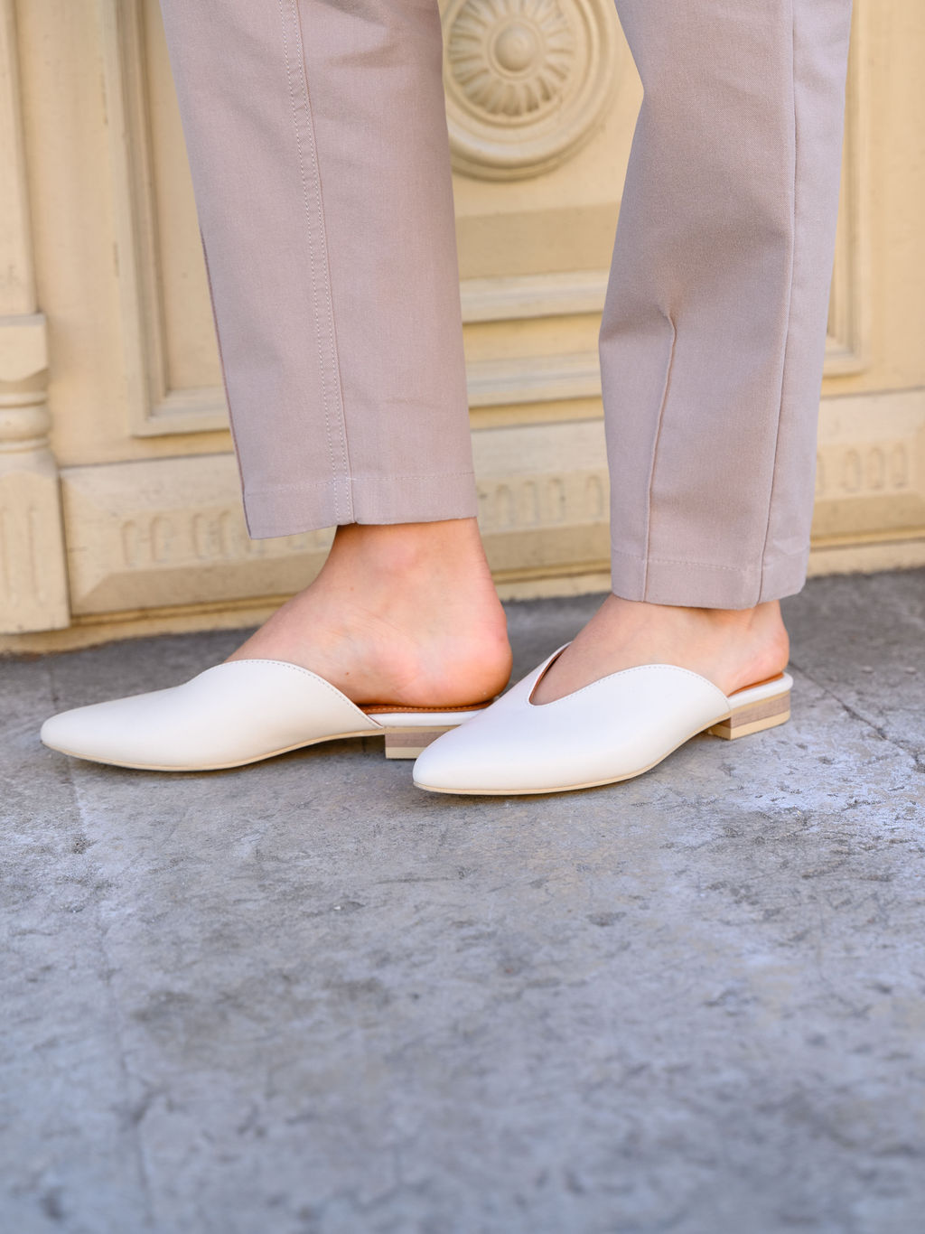 Мюли 1001.34104be.Бежевый стар