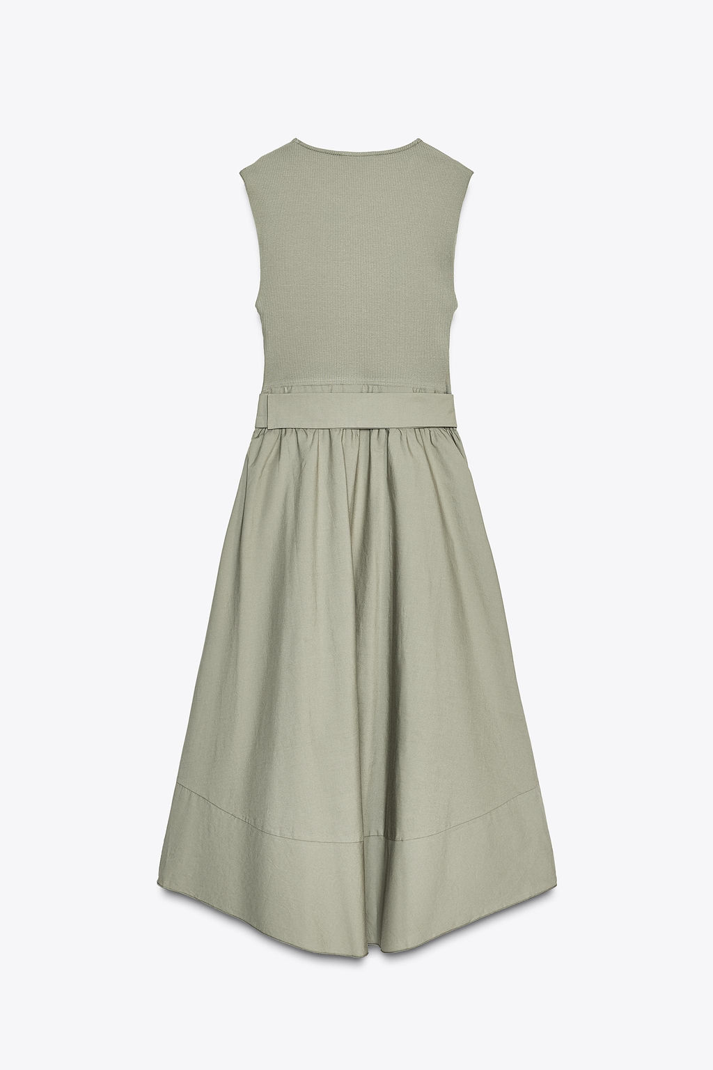 CONTRAST BELTED DRESS - Zara фото 7