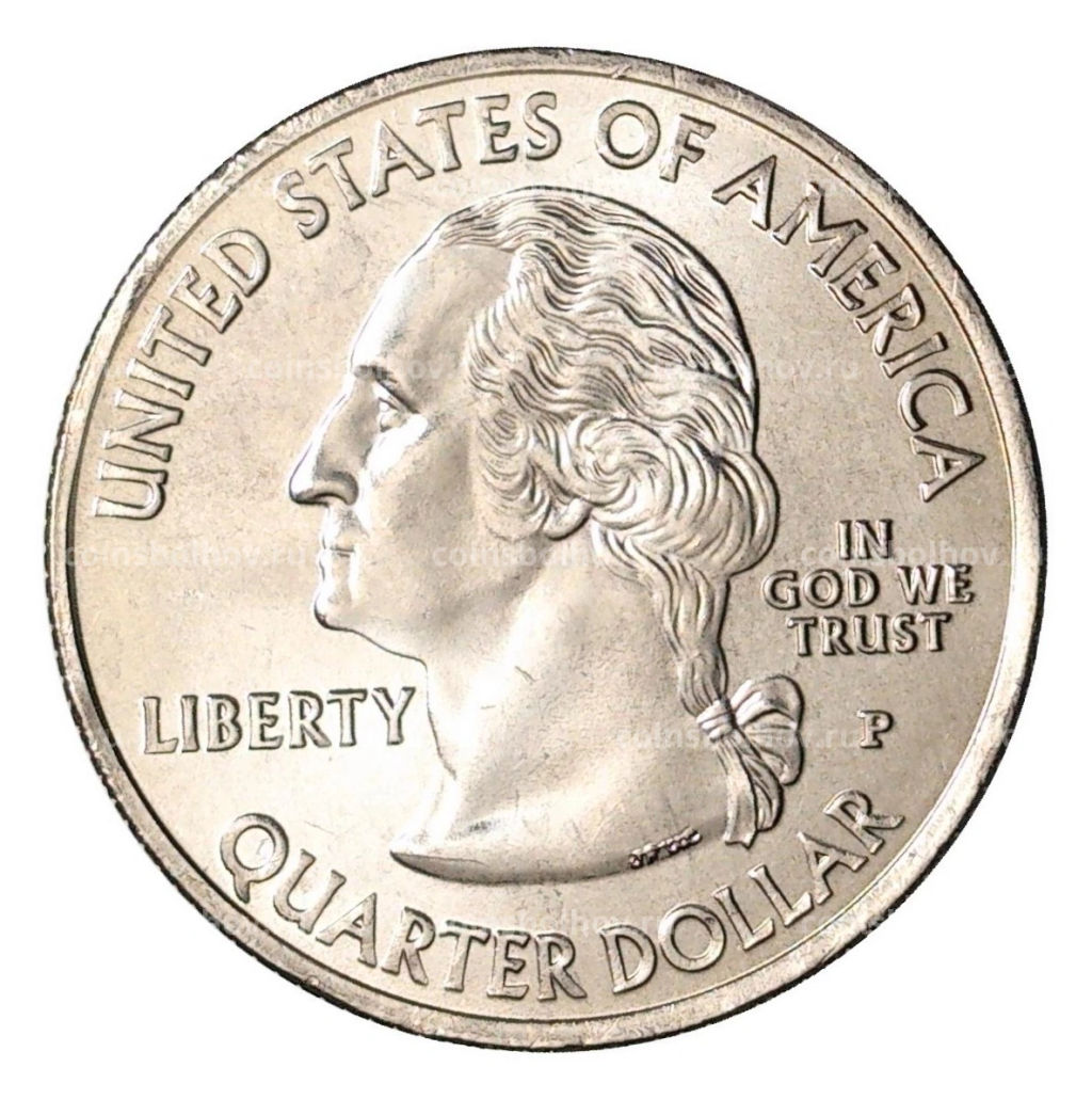 25 центов (1/4 доллара) 2008 года Р США Штаты и территории  Гавайи