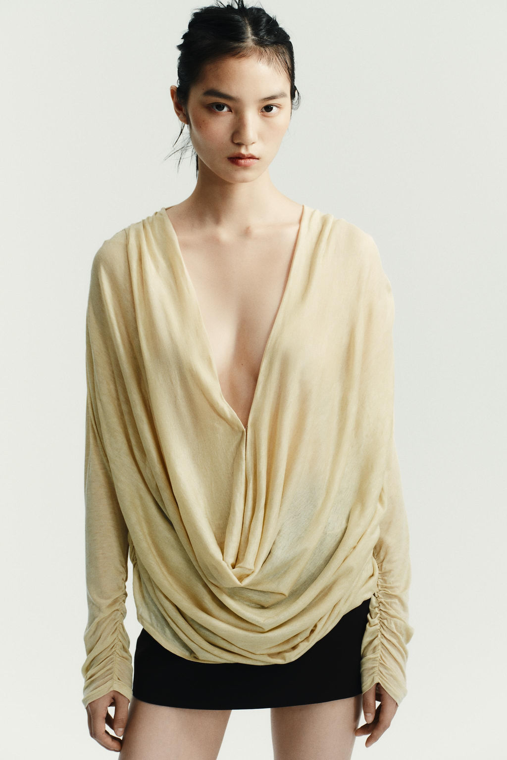 DRAPED TOP - Zara фото 2