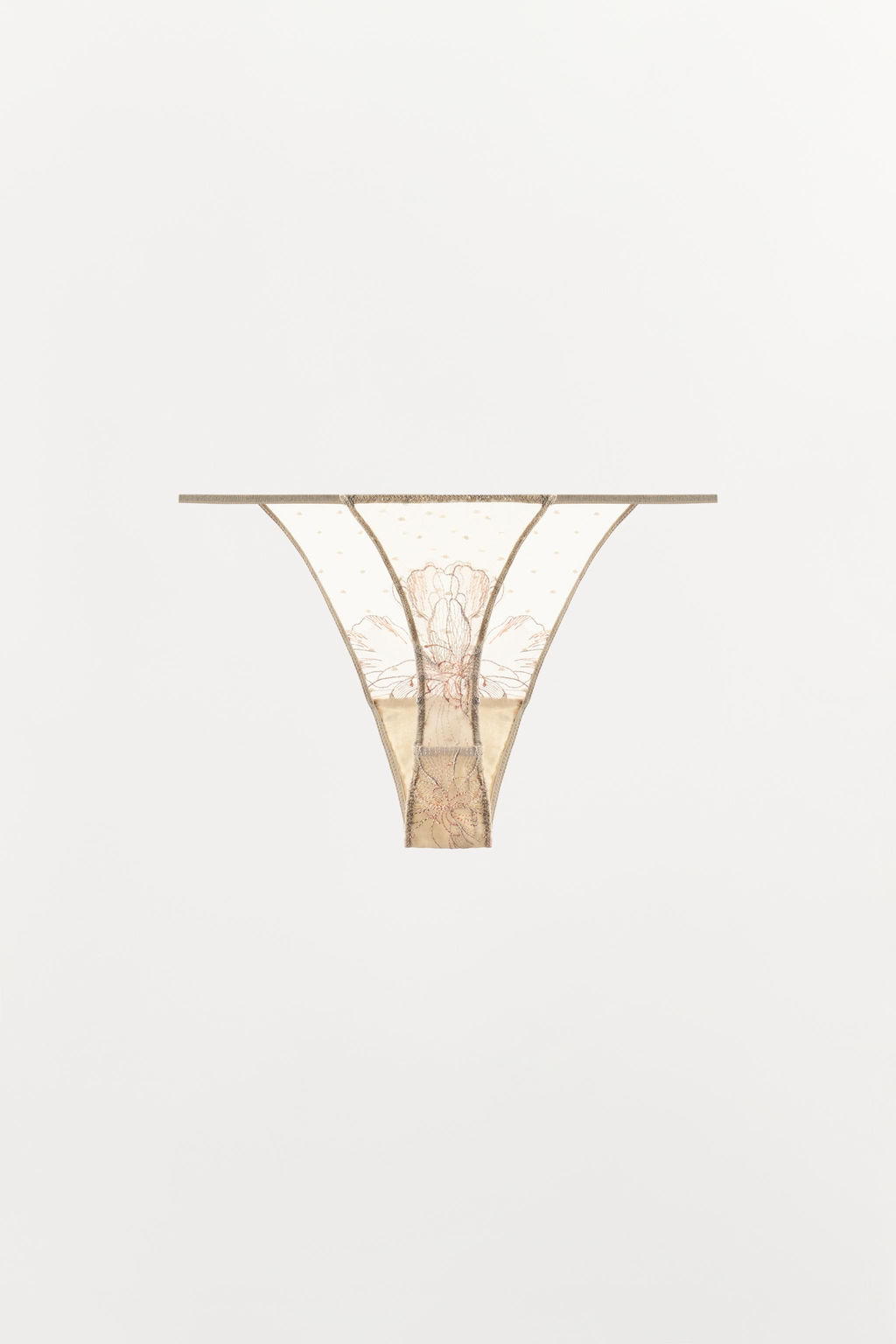 TANGA ENCAJE / Rosa / Blanco - Zara фото 6