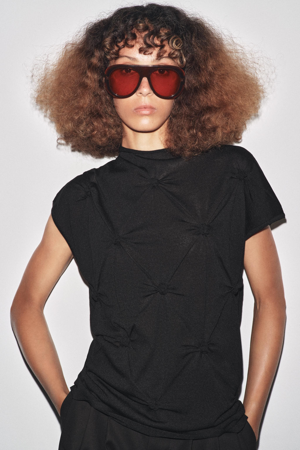 KNOT DETAIL KNIT TOP - Zara фото 14