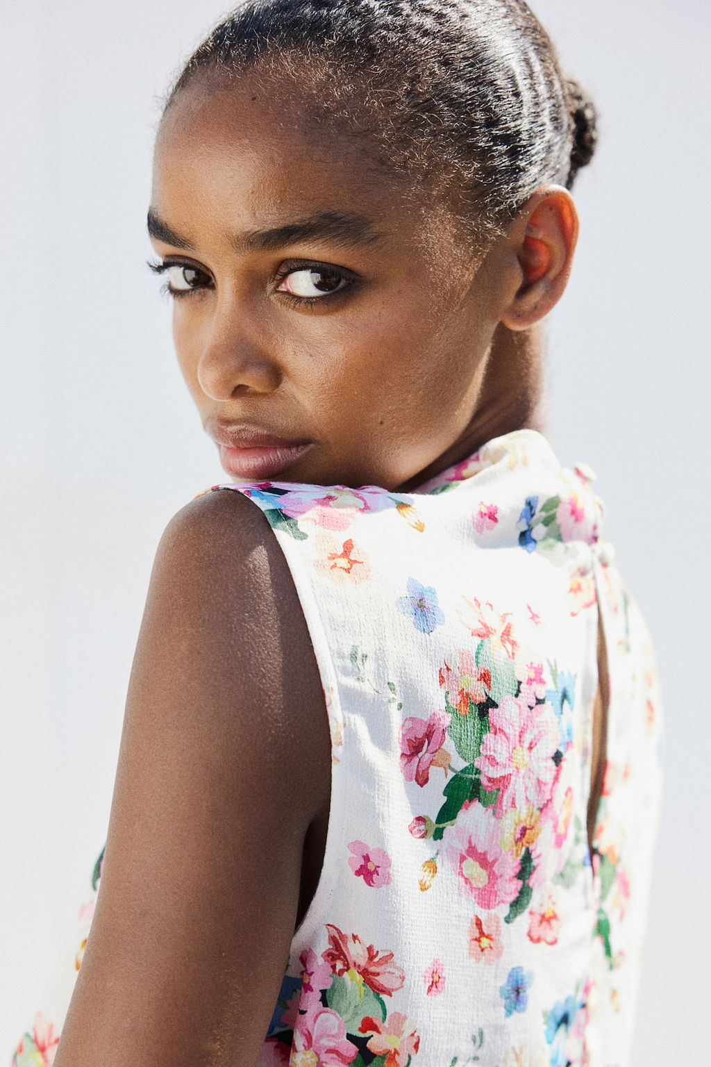 Blusa sin mangas en crepe - H&m фото 3