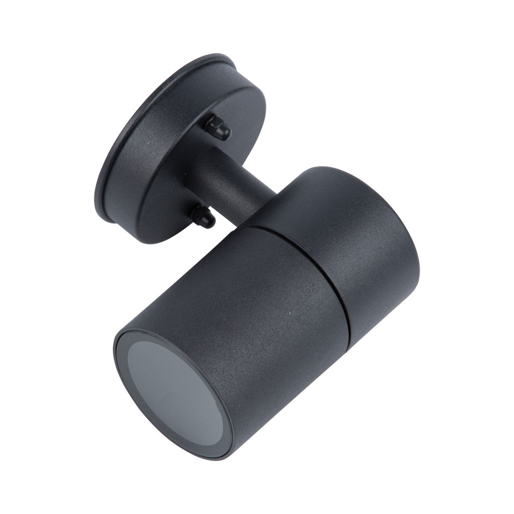 UUL-S21С-35W/GU10 IP65 BLACK Светильник уличный, под лампу GU10. Архитектурный накладной. Корпус черный. TM Uniel