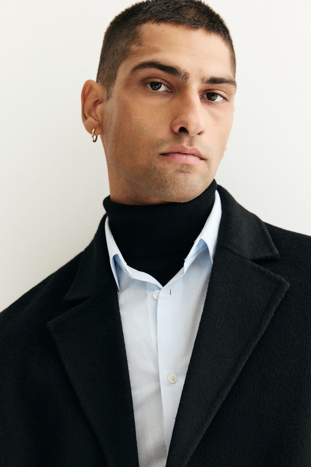 Single-breasted wool coat - H&m фото 5
