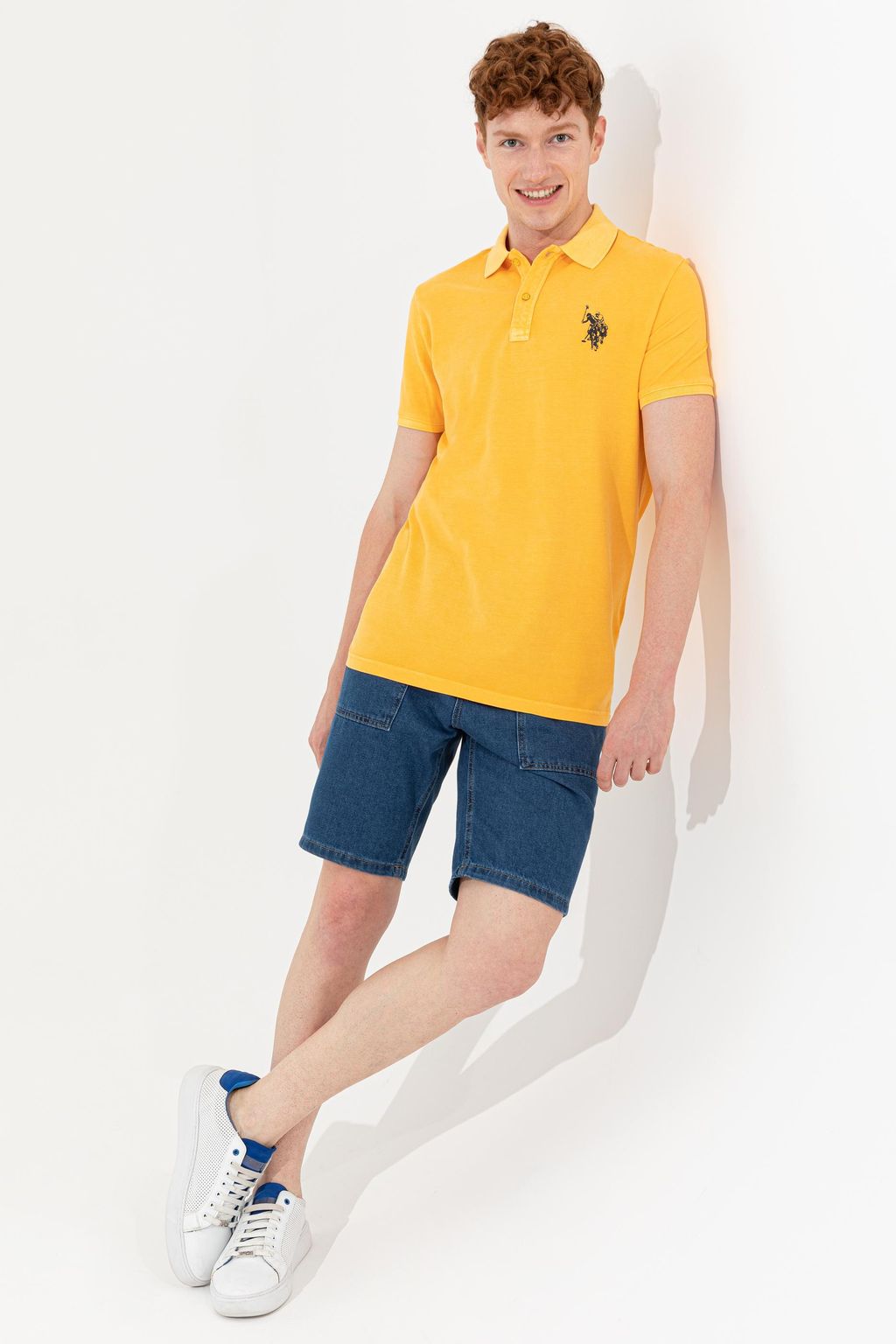 U. S. Polo Assn Мужские синие джинсовые шорты