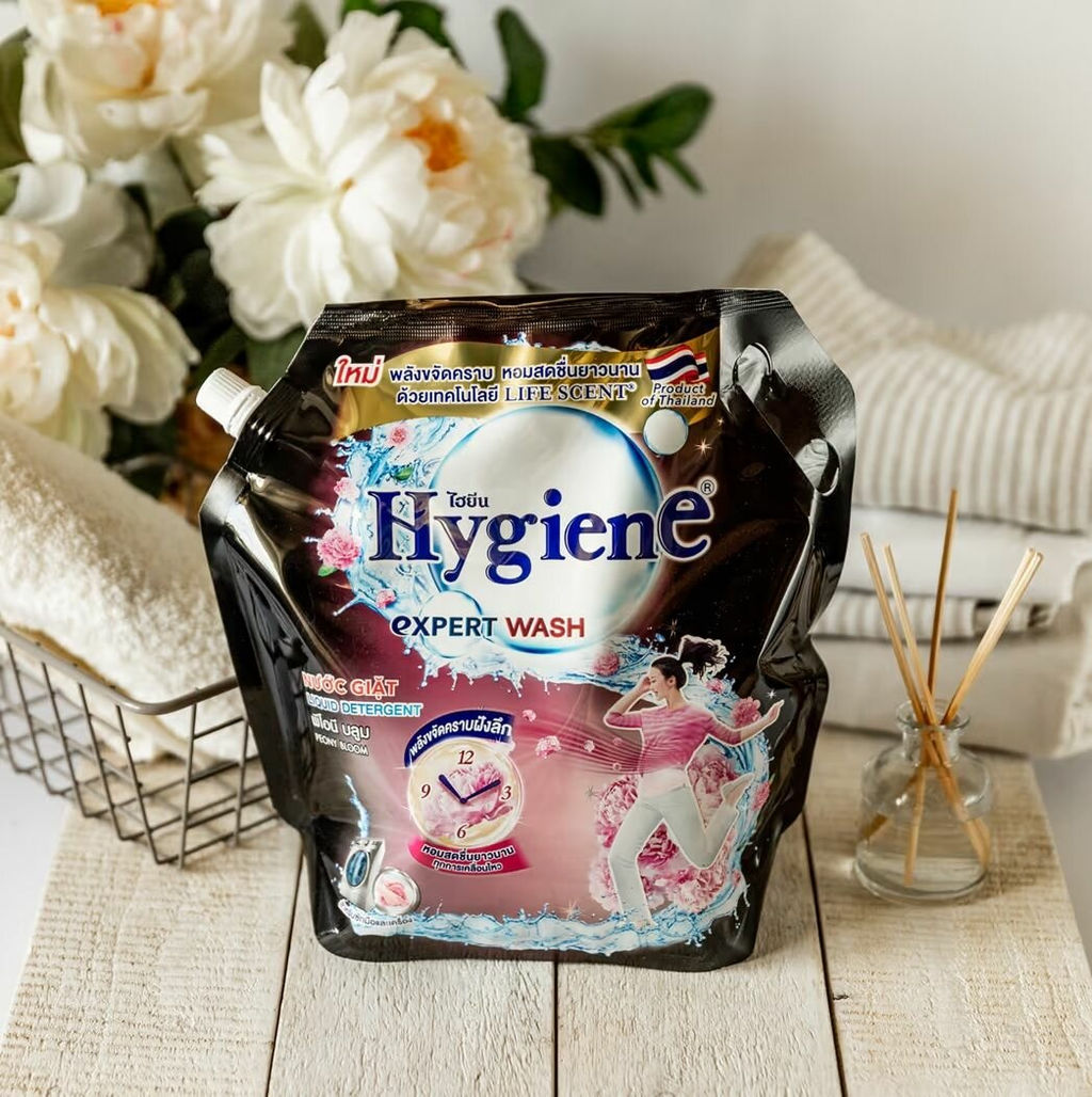 Гель д/стирки Концентрированный Парфюмированный Цветок Пиона HYGIENE, 600 мл  фото 2