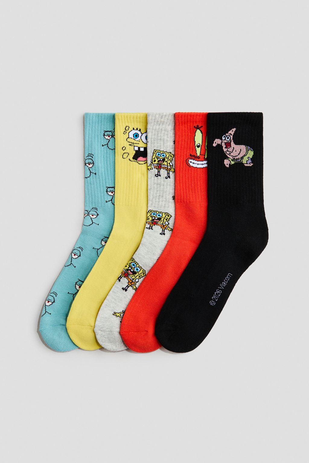 Pack de 5 calcetines con motivo intarsia - H&m фото 12