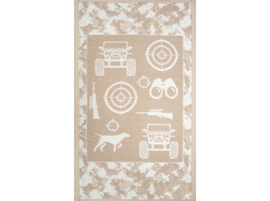 Полотенце махровое 6с104.511ж2 Охотнику(лен3) 67х40см