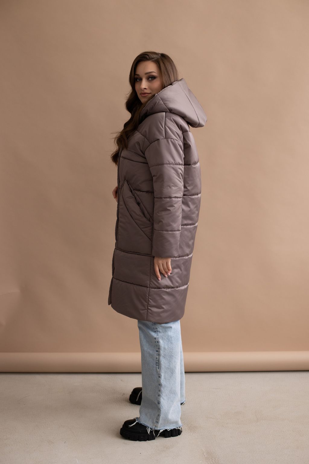 Куртка женская демисезонная 23982 (графит) - Kankan фото 9