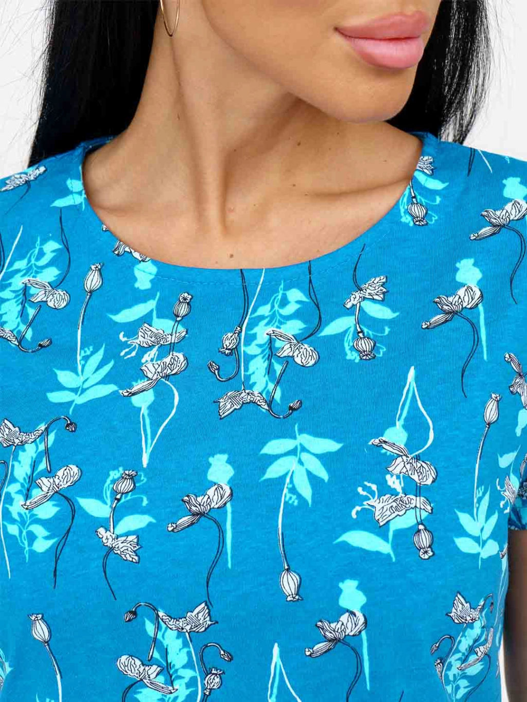 Платье женское, цвет бирюзовый