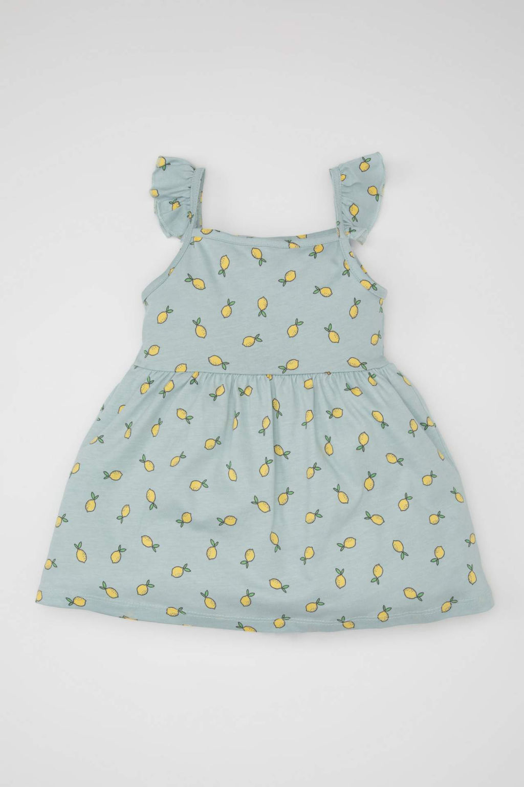 K?z Bebek Desenli Kolsuz Elbise - Defacto фото 2