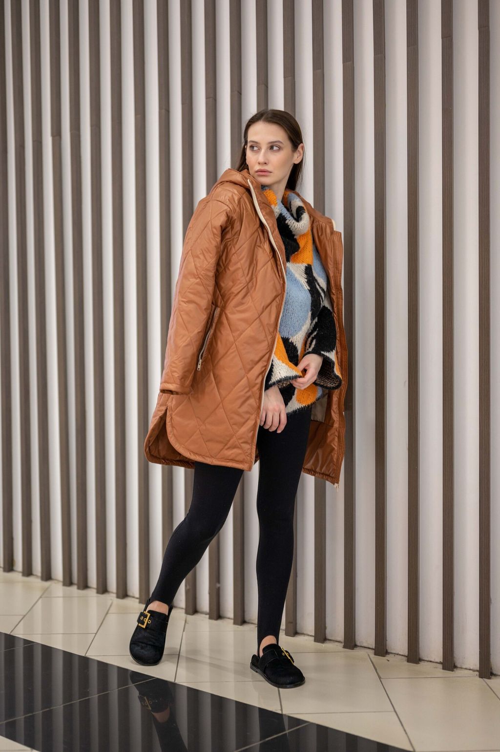 Полупальто женское Миди - Yollochka фото 25