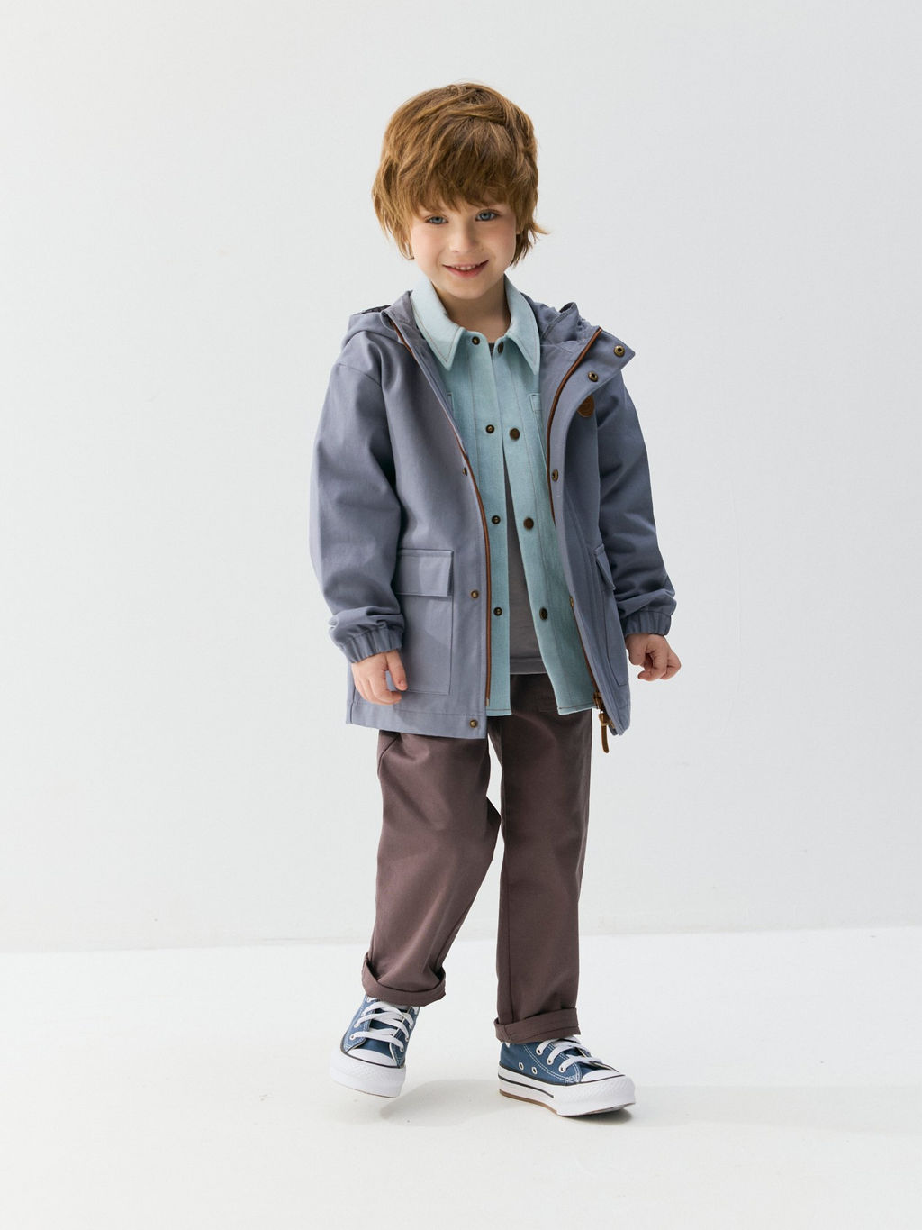 Ветровка хлопковая Графит - Bungly фото 3