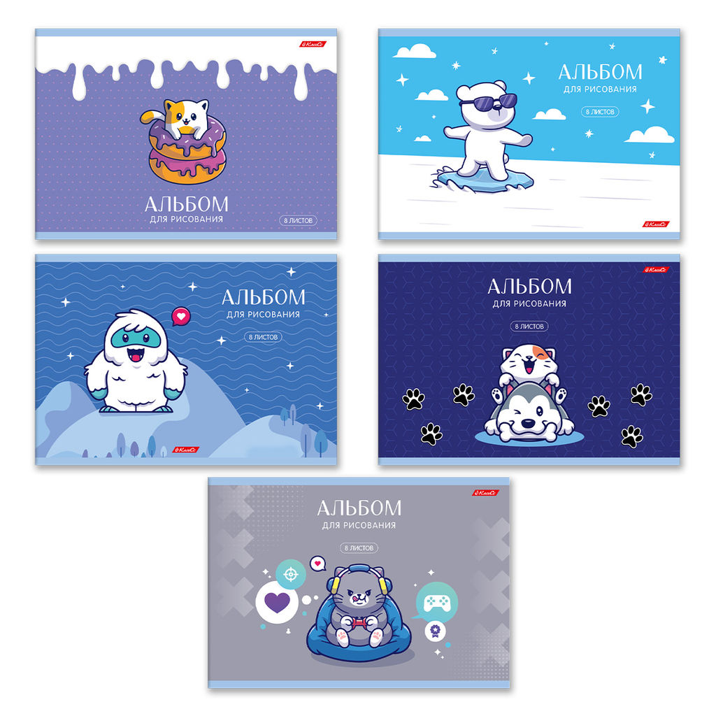 Светоч 8АЛСК4_1_3_9 Альбом для рисования 100 г/м2 A4 29 х 20.5 см 20 шт. на скобе 8 л. 000679 Райдер  фото 16