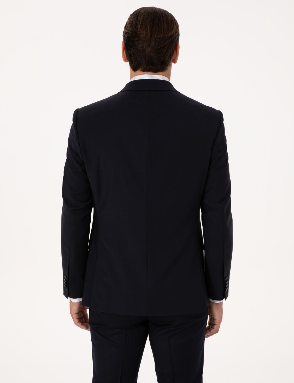 Lacivert Slim Fit Ceket - Cacharel фото 5