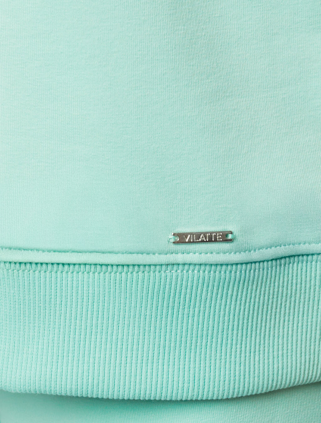 VILATTE / Футболка из футера двухнитки с эластаном  фото 2