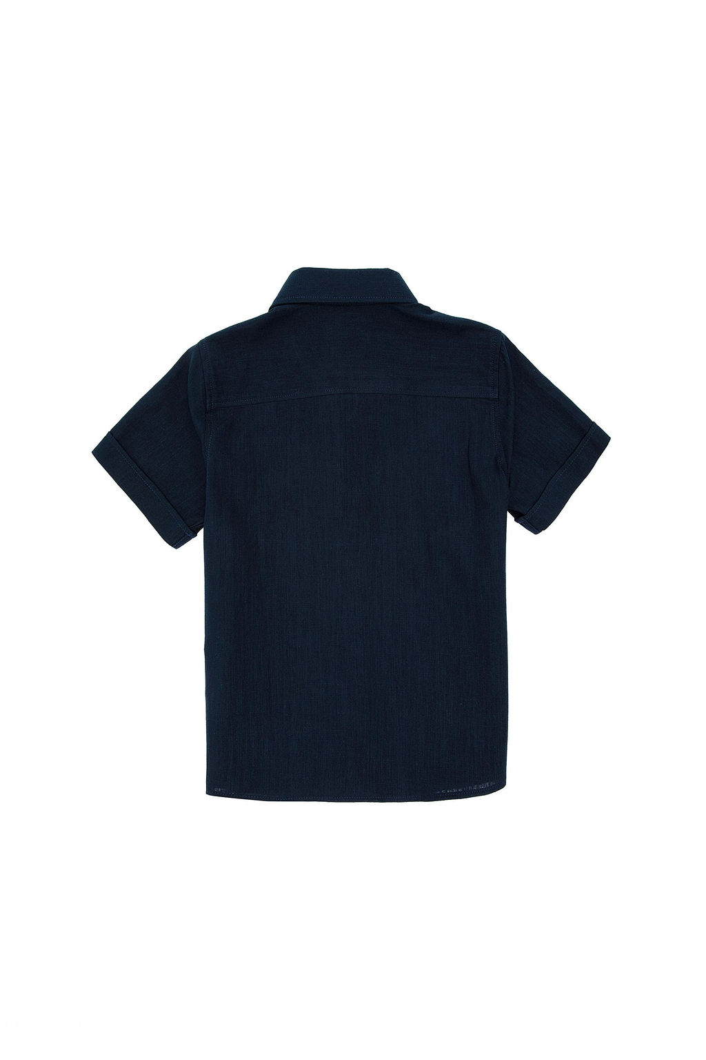 Темно-синяя рубашка с коротким рукавом для мальчика - U.s. polo assn фото 2
