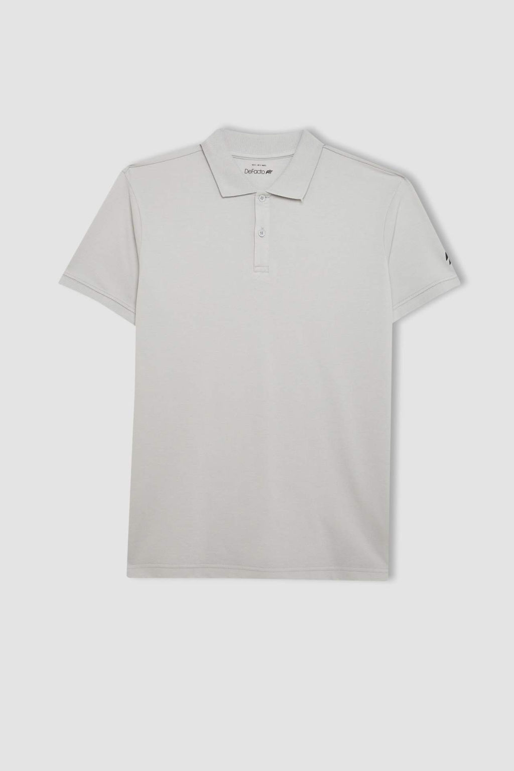 DeFactoFit Slim Fit Dar Kesim K?sa Kollu Pamuklu Sporcu Polo Tisort фото 8