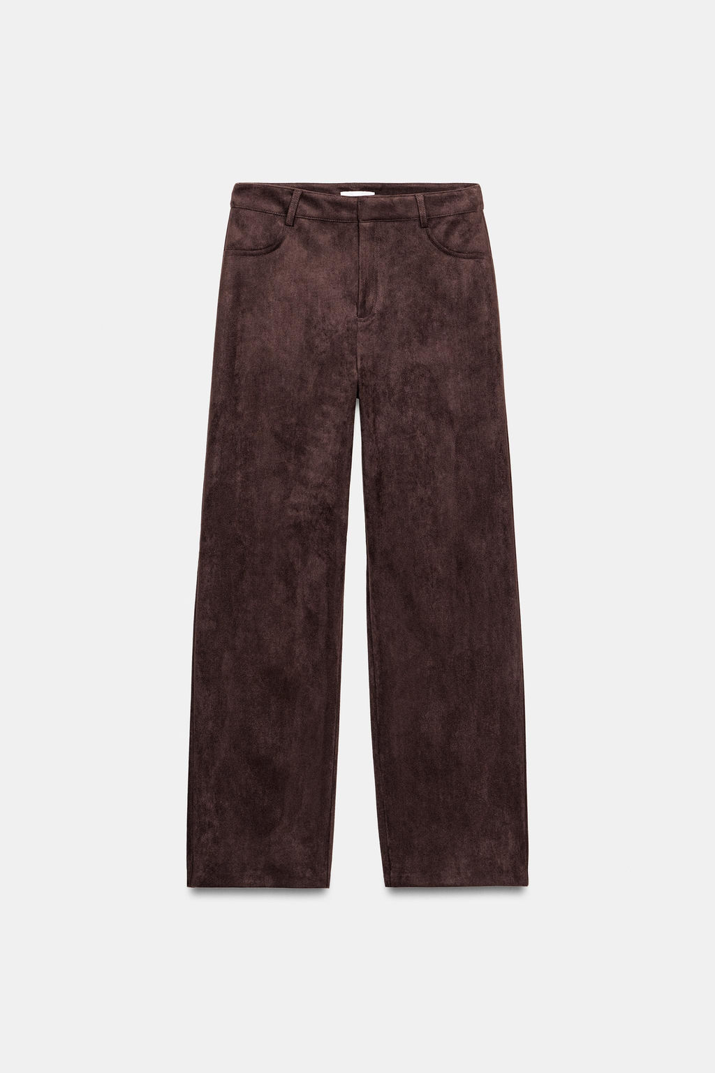 FAUX SUEDE TROUSERS - Zara фото 12