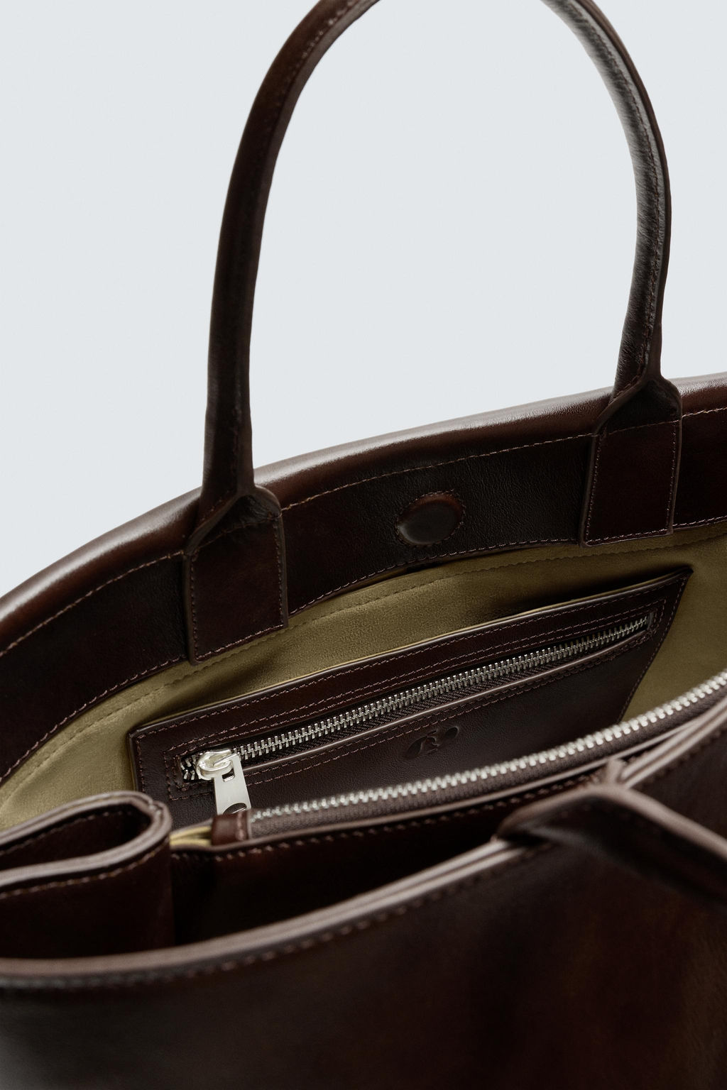 LEATHER HANDBAG - Zara фото 12