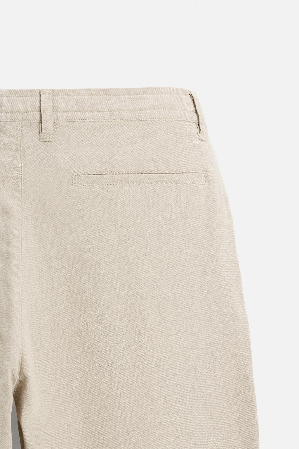 LINEN BLEND TROUSERS - Zara фото 8