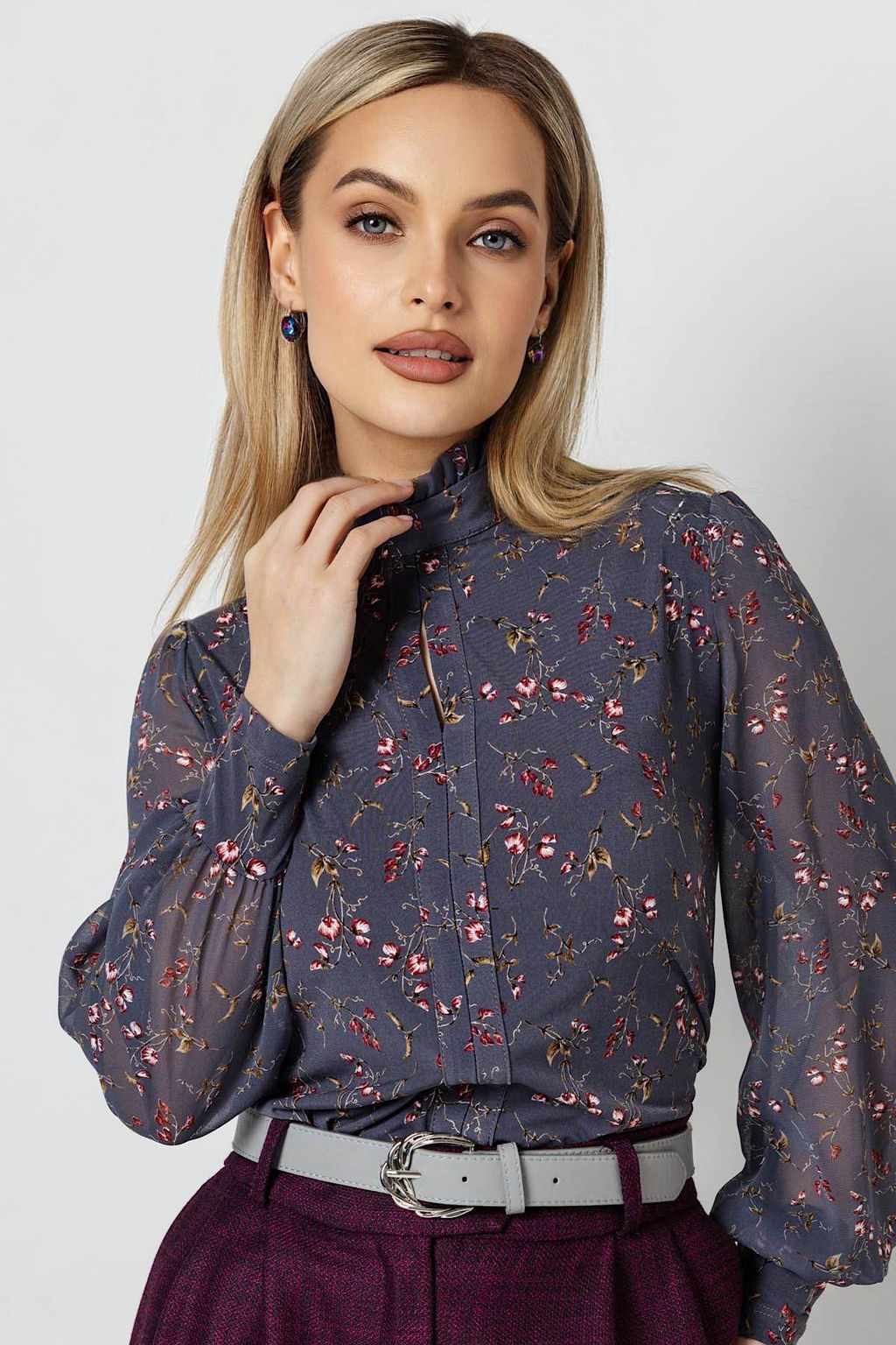 Блузка женская 3071/09/Антрацитовый